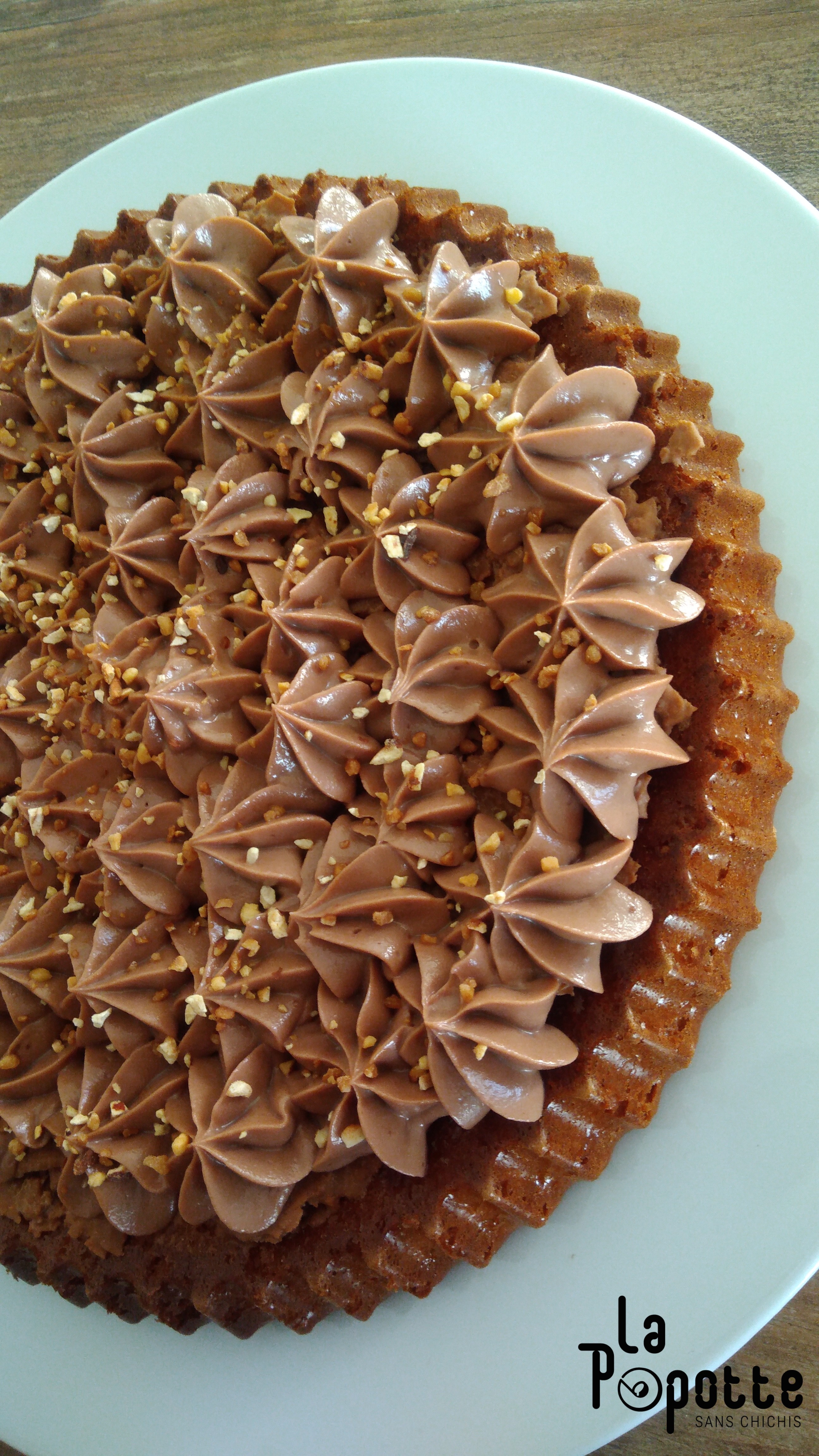 Tarte renversée au Nutella