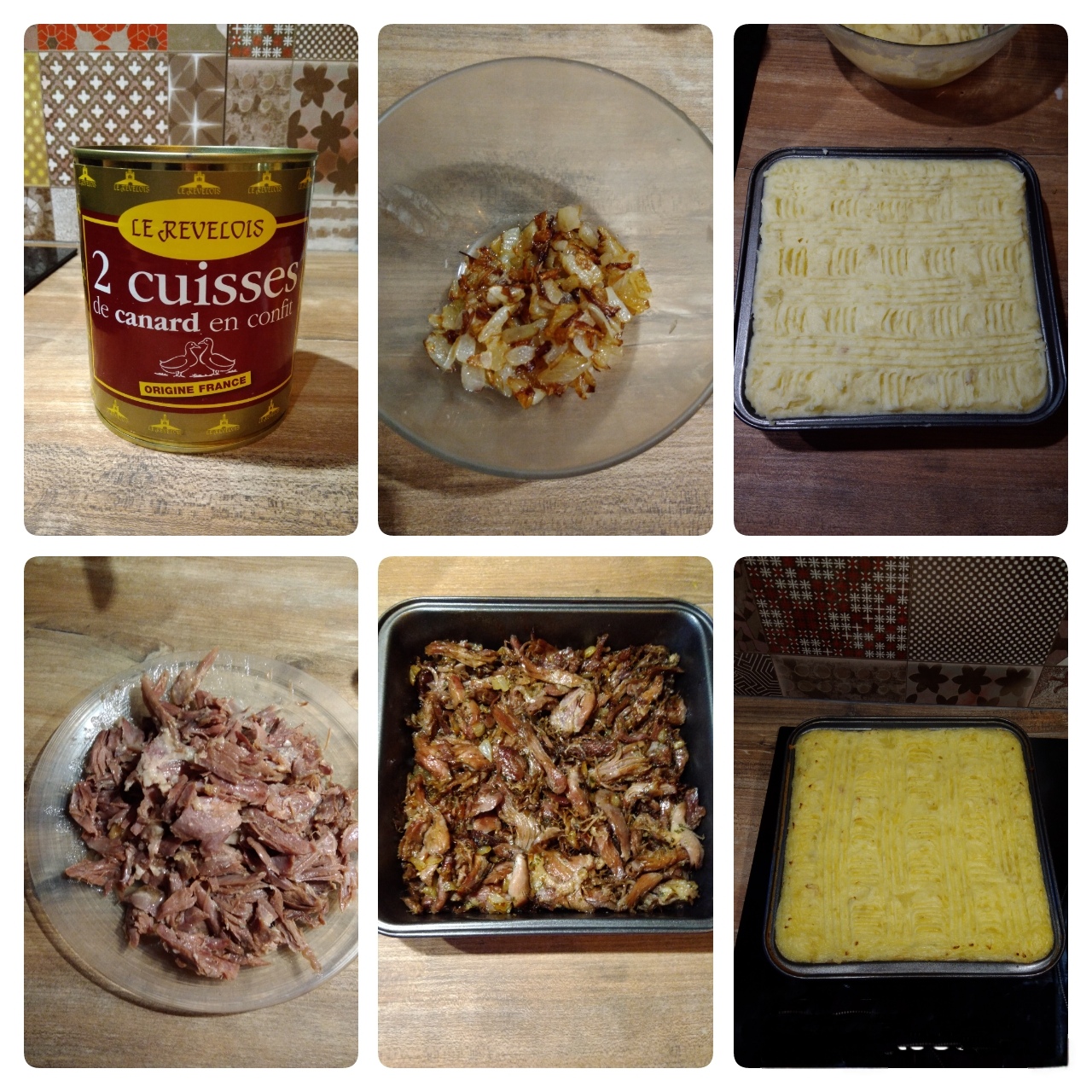 Hachi parmentier de canard