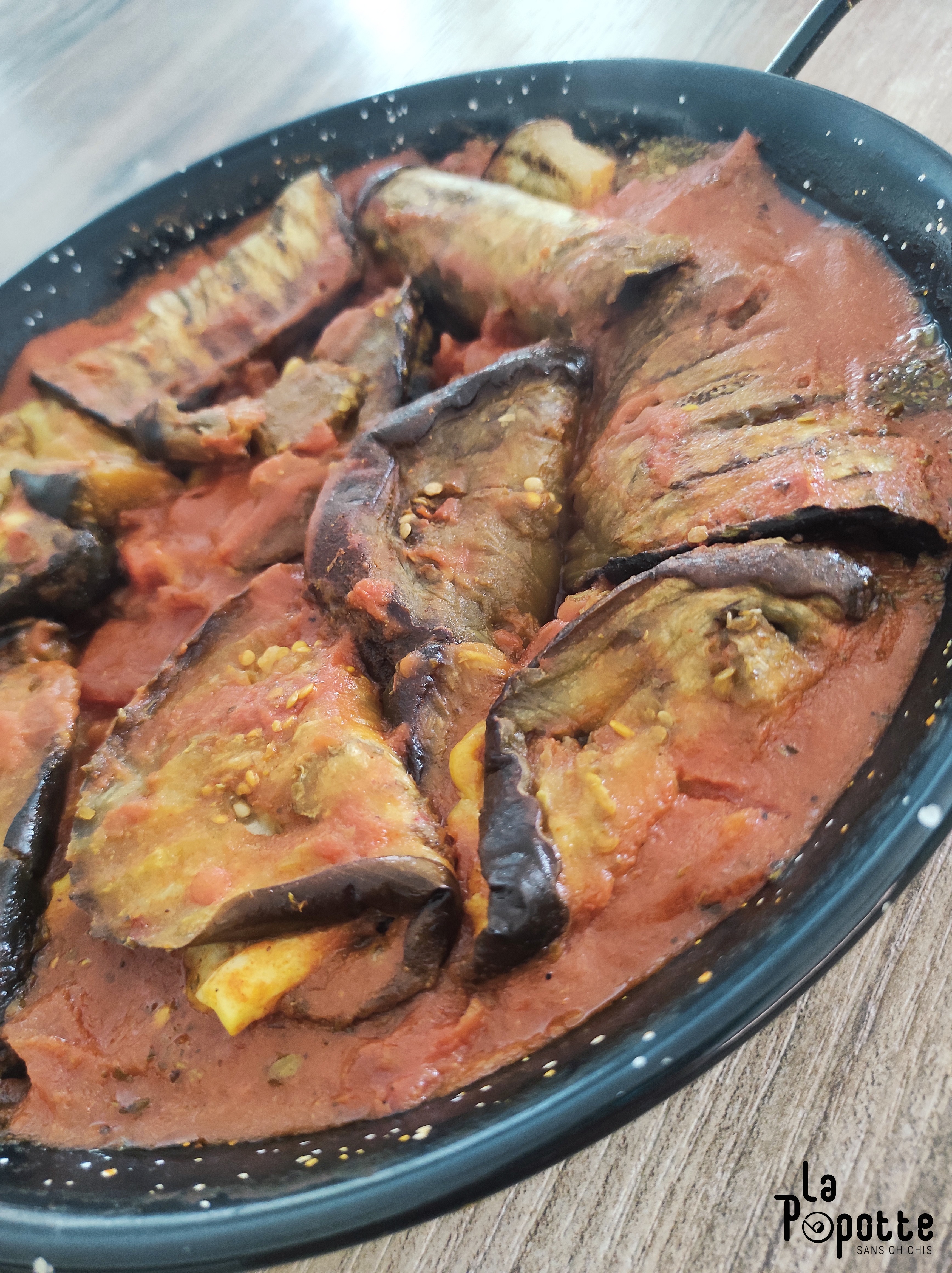 Aubergines roulées à la mozzarella