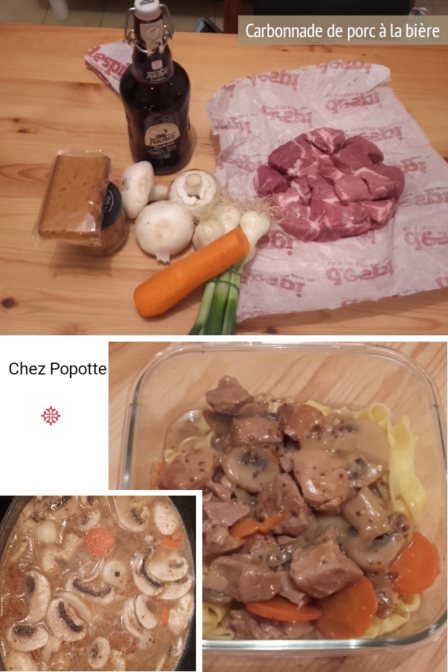 Carbonnade de porc à la bière