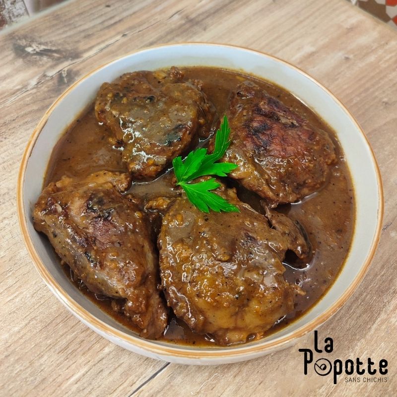 Carrilleras joue de porc à la sévillane