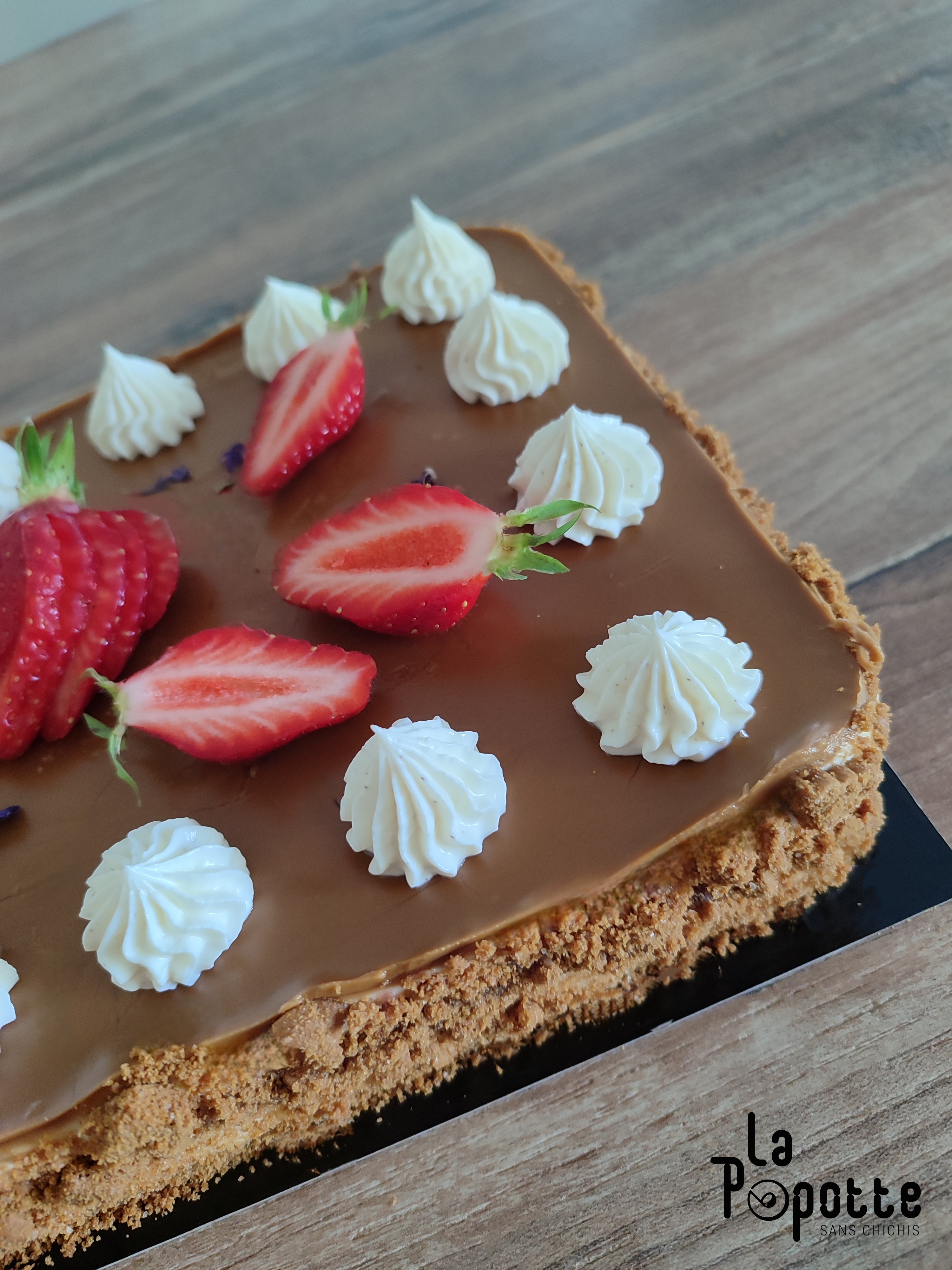 Cheesecake spéculoos fraise 