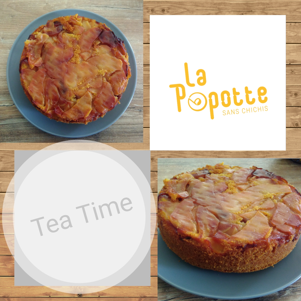 Gâteau aux pommes et sa croûte craquante