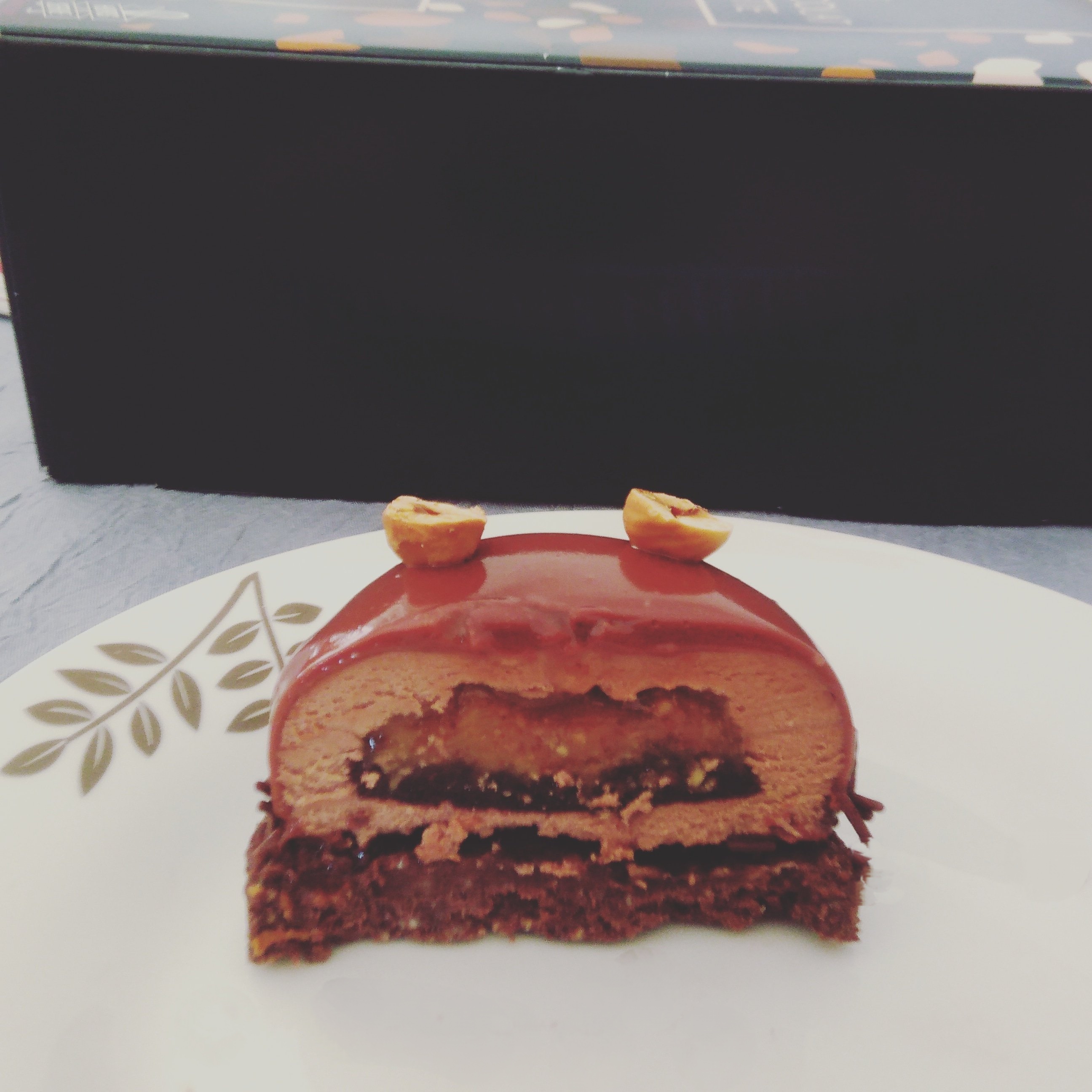 Galets chocolat noisette découpe