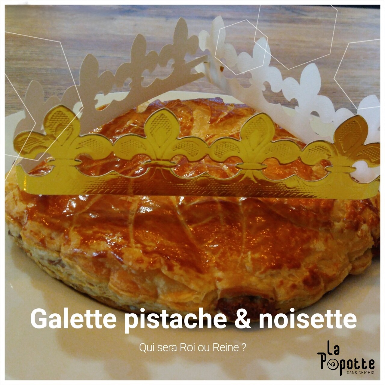 Galette pistache noisette