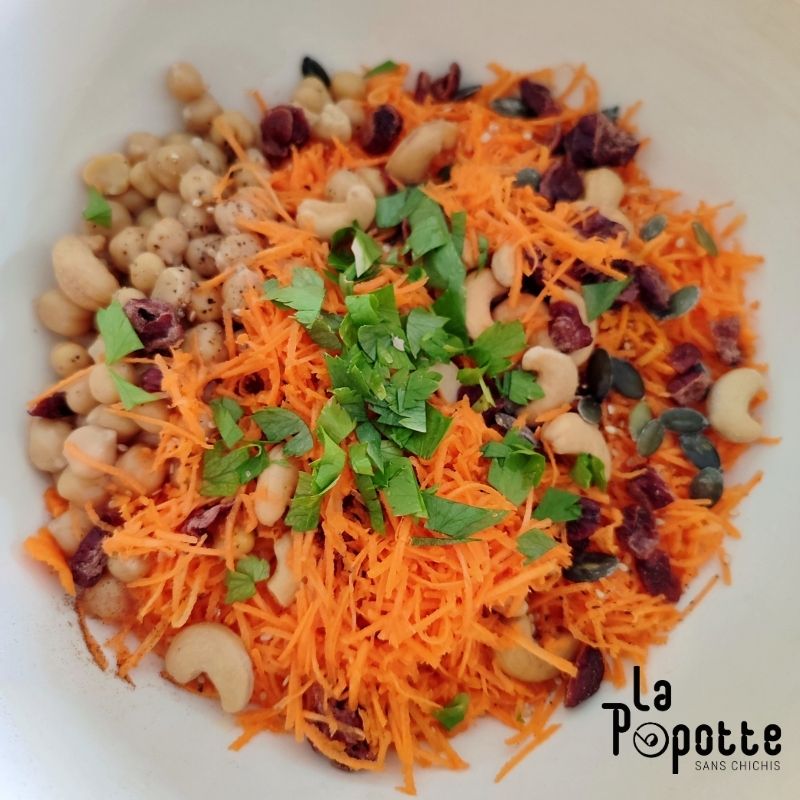 Salade de carottes à la marocaine 