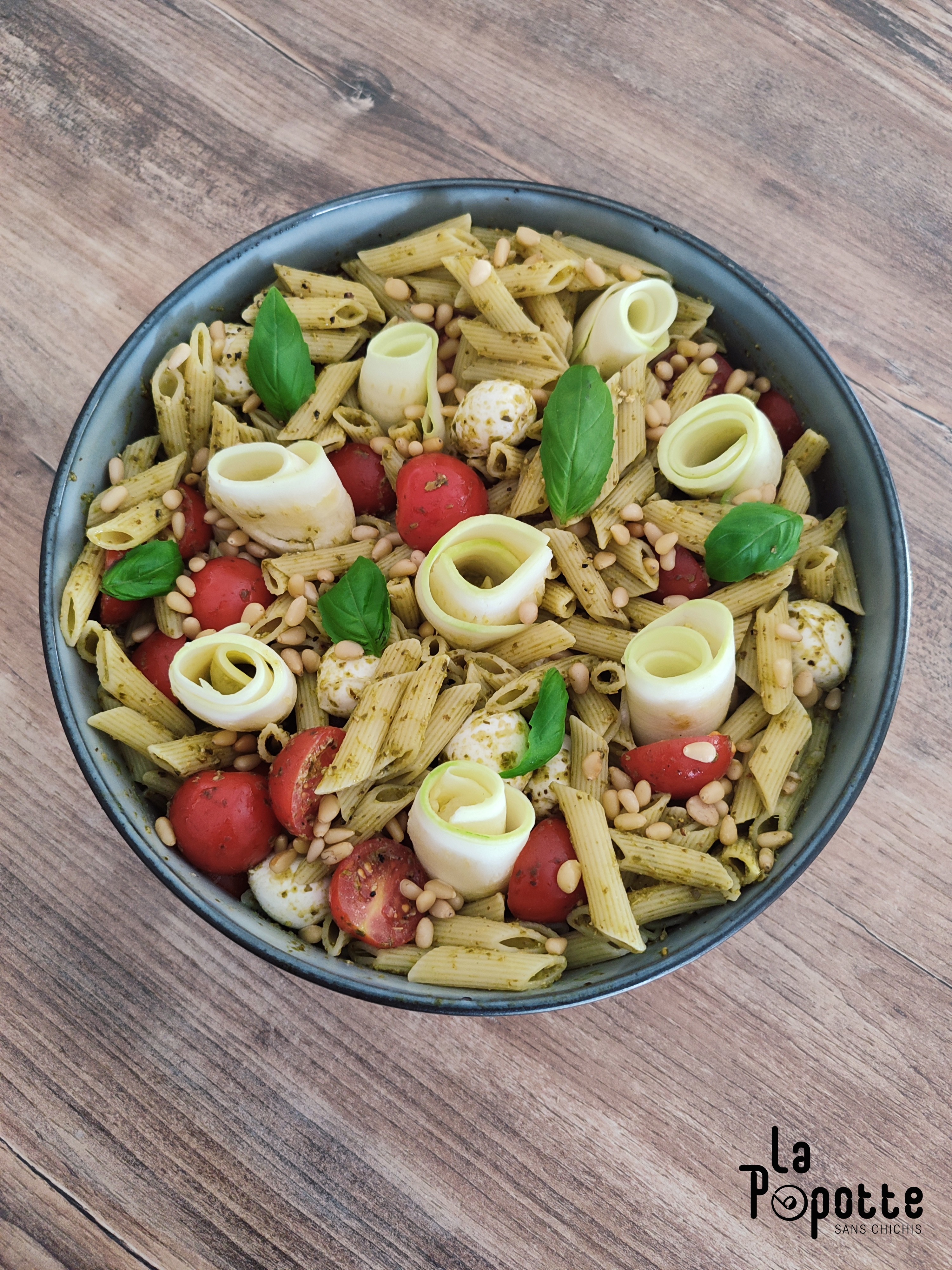 Salade de pâte au pesto