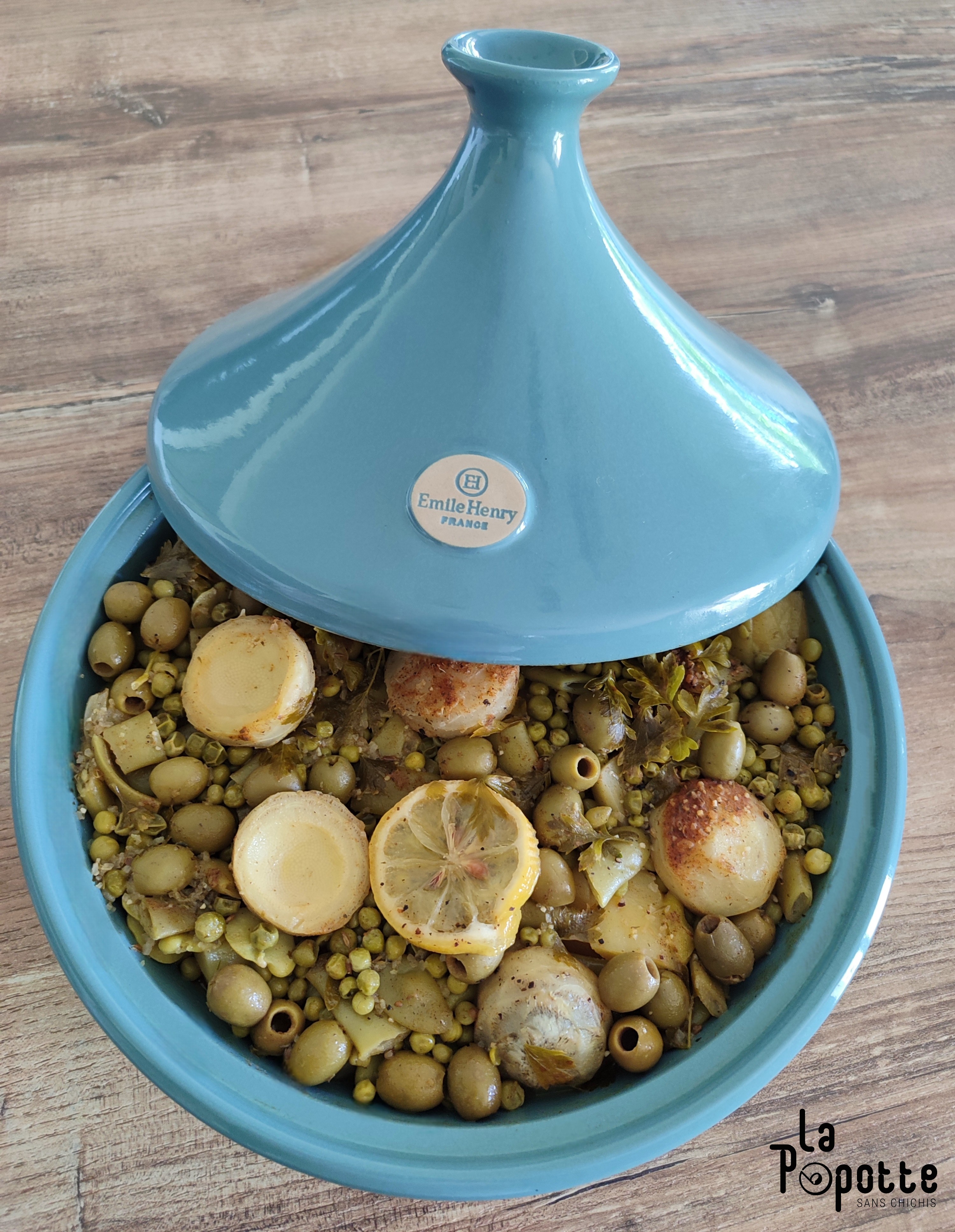 Tajine de pintade et légumes de printemps