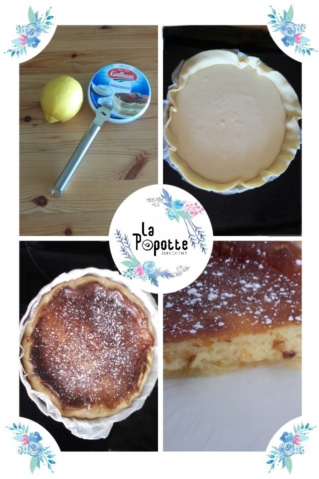 Tarte au citron façon cheesecake