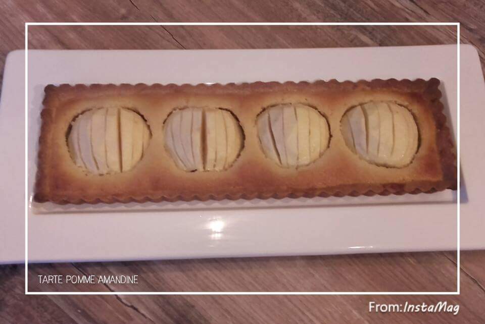 Tarte pomme amandine
