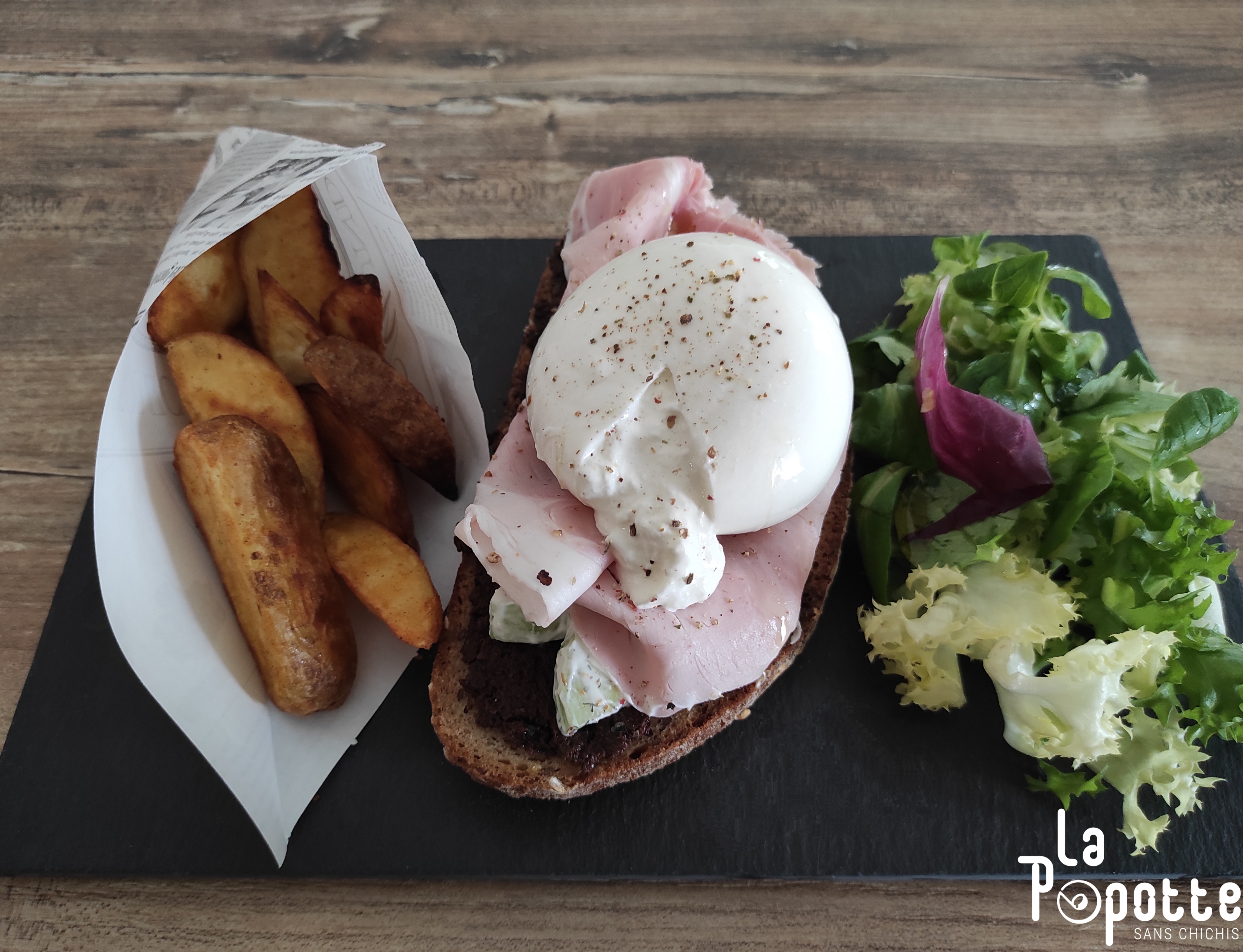 Tartine tapenade burrata