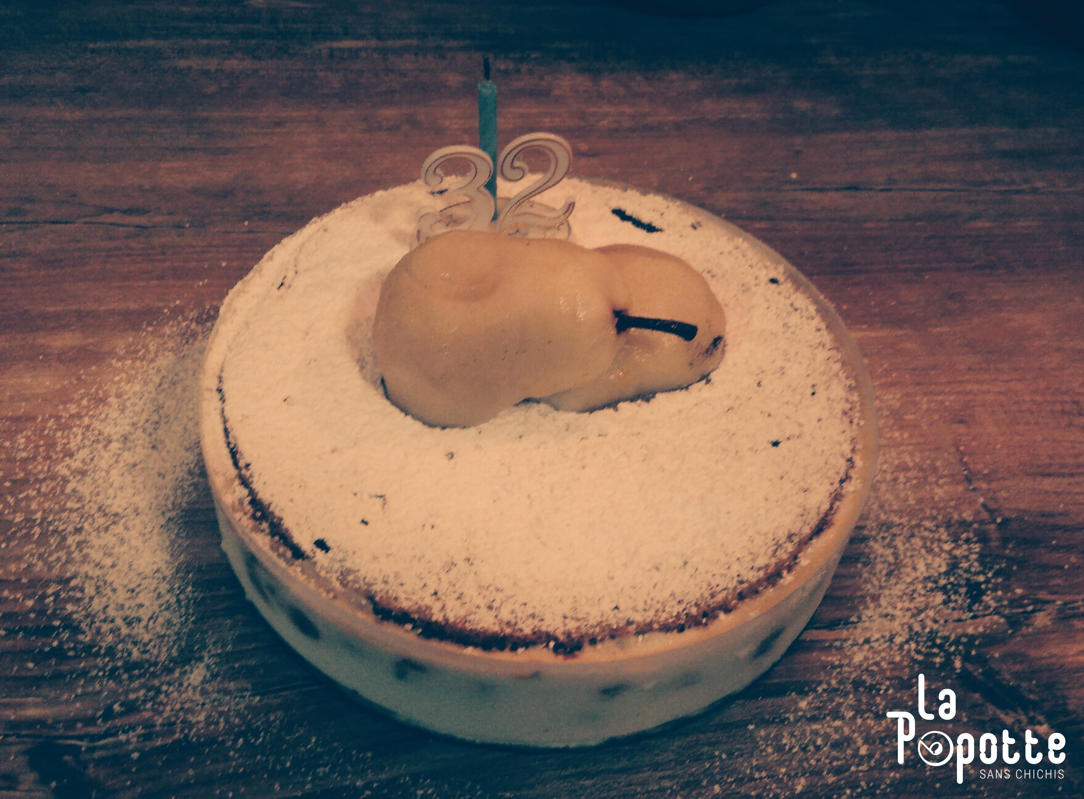 Torta ricotta e pere