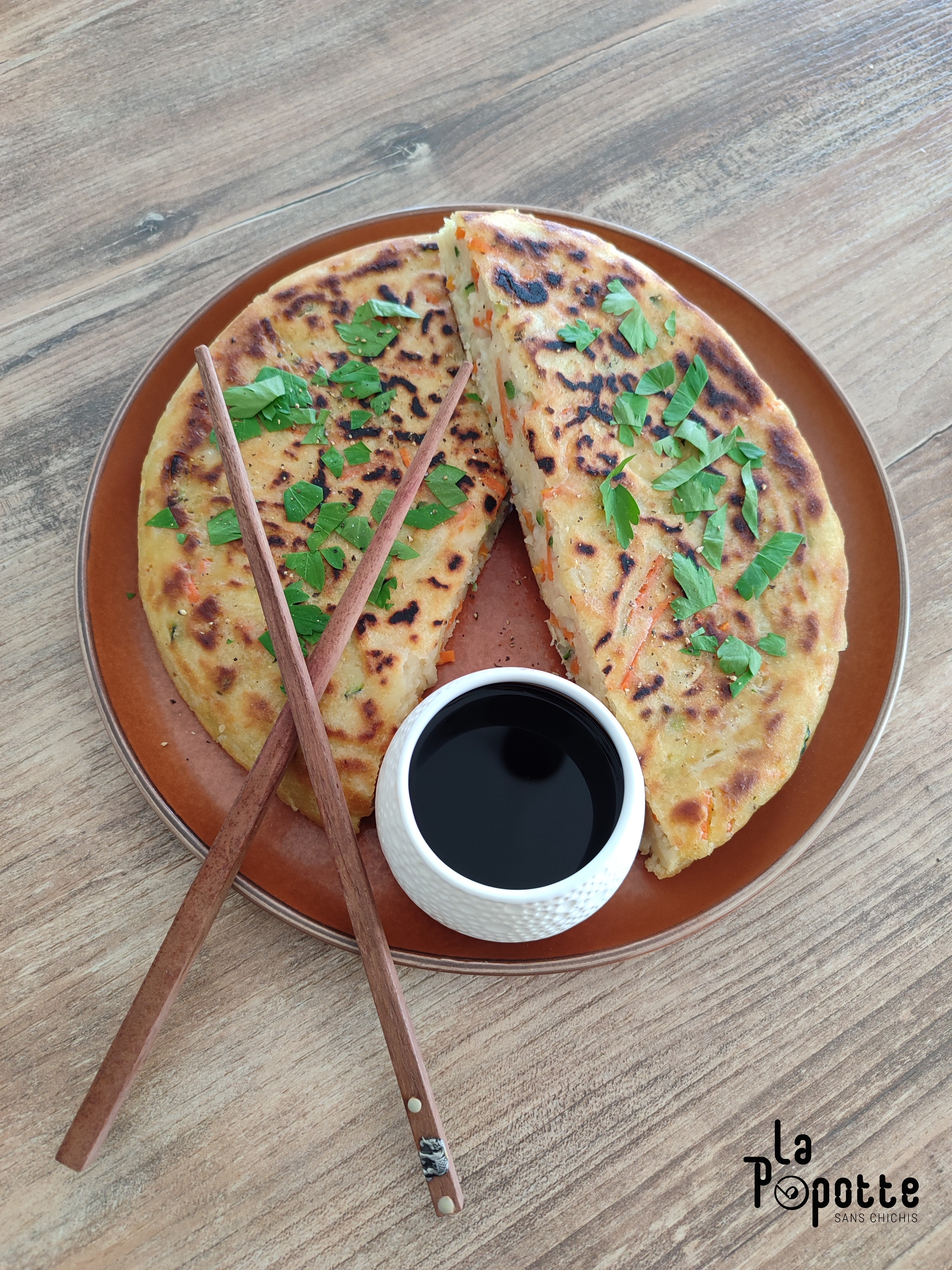 Yachaejeon crêpes aux légumes coréennes