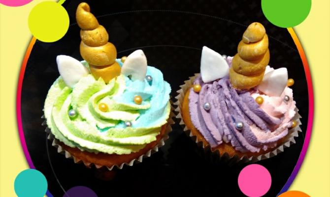 Cupcake licorne...