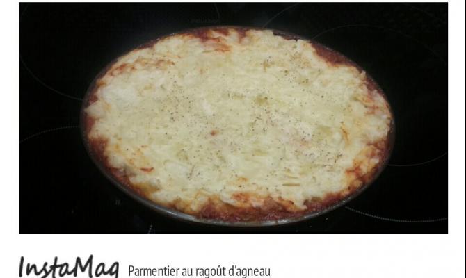 Parmentier de ragoût d'agneau...